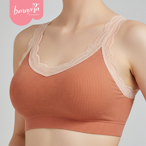 Sujetador Deportivo de Alta Calidad con Tirantes de Encaje, Push-Up, Transpirable, Tejido, Sin Varillas, Espalda en U, para Chicas Jóvenes y Adolescentes, Mujeres Delgadas y Esbeltas - Product Image 1