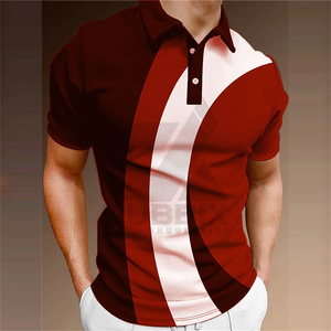 New 2026 High Quality Casual Men's Long Sleeve High Collar Breathable Canvas T-shirts Front <b>Logo</b> Custom Color Light Weight - Product Image 3