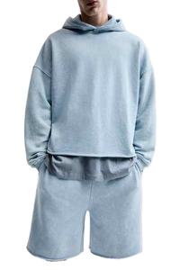 เสื้อฮู้ดครอปผู้หญิงสำหรับฤดูหนาว ระบายอากาศได้ดี ความยาวสั้น มีฮู้ด พิมพ์ลายโลโก้ด้านหน้า ชุดลำลอง ออกแบบเองได้ รับผลิตแบบ OEM - Product Image 2