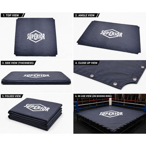 Tapis de toile pour ring de boxe, couverture de cage MMA pour lutte et boxe, produit de haute qualité, personnalisable, OEM, couverture de toile de boxe - Product Image 5