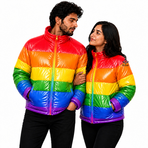 Veste matelassée unisexe Heritage Masonic Regalia Premium, hiver, arc-en-ciel, chaude, décontractée, pour hommes et femmes - Product Image 1