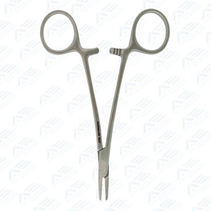 Soporte de aguja Halsey Soporte de aguja de alta calidad No estéril Soporte de aguja Halsey Manual Instrumento médico de acero inoxidable - Product Image 2