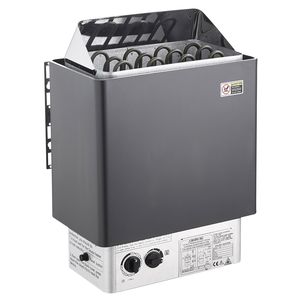 Stufa Elettrica per Sauna 6KW 220V con Controlli Integrati, Timer 3h, Temperatura Regolabile, in Legno di Hemlock Massiccio per Palestra, Bagno Turco, Sauna - Product Image 4