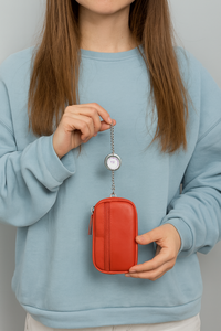 Wriza - Estuche para Llaves de Cuero Genuino Hecho a Mano, de Alta Calidad, Elegante, con Cierre de Cremallera, Gran Capacidad, Suministro Rápido de Fábrica, Cartera de Lujo para Llaves - Product Image 6