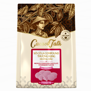 Chocolat Composé à la Fraise en Gros, Boutons de Cacao 1KG, pour Pâtisserie et Confiserie, HALAL, Fabricant OEM/ODM, Expédition Mondiale - Product Image 1