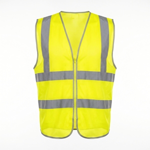 Chaleco de Seguridad Reflectante Amarillo de Alta Visibilidad, Chaleco de Advertencia con Malla, Ropa de Visibilidad para Trabajos en Carretera y Construcción - Product Image 2