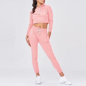 Women <b>Crop</b> Tracksuit Set Side <b>Stripes</b> Casual Athletic Wear Full Sleeve Drawstring Pants Two Piece Outfit <b>Top</b> Trending Wholesale - Product Image 5
