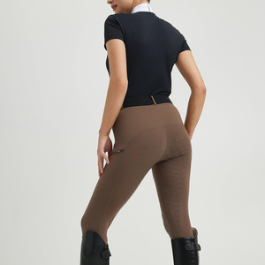 Chemises d'équitation de performance pour femmes, qualité supérieure, noir et blanc contrastés, vêtements d'équitation pour cavaliers. - Product Image 5