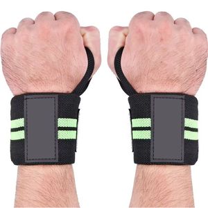 สายรัดข้อมือนีโอพรีนคุณภาพสูงแบบสากล พร้อมตัวล็อคแบบดึง สำหรับกีฬากลางแจ้ง รองรับข้อมือ ดีไซน์ลายพิมพ์ซิลิโคนสีดำเขียว - Product Image 1