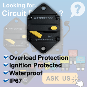 Disyuntores de montaje en panel de reinicio conmutables para barco - Product Image 5