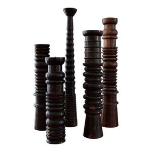 Candelabro de Madera Hecho a Mano con Acabado de Lujo, Duradero, para Decoración Navideña del Hogar y Temas Interiores Elegantes - Product Image 5