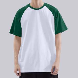 เสื้อยืดแขนสั้นคอกลมทรงโอเวอร์ไซส์สำหรับผู้ชาย รุ่นปี 2027 จากโรงงานโดยตรง (OEM) ดีไซน์สีสันตัดกัน สไตล์ลำลอง ใส่สบาย ระบายอากาศได้ดี เป็นมิตรต่อสิ่งแวดล้อม - Product Image 3