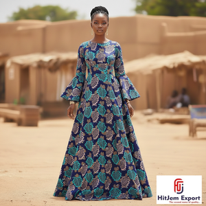 Tela de Algodón con Estampado Africano, Tela Ankara Kitenge para Confección de Vestidos, Costura, Manualidades, Ropa, Textil, Estilo Nigeria Ghana - Product Image 3