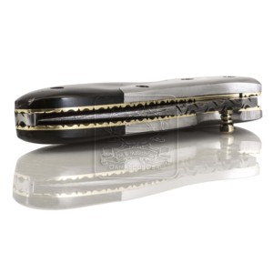Couteau de poche pliant en acier Damas en gros DD-FK-800 avec manche en corne de buffle, couteau EDC pour le camping, la randonnée et les activités de plein air - Product Image 4
