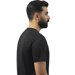 เสื้อยืดคอกลมแขนสั้นทรงปกติสำหรับผู้ชาย สไตล์มินิมอลลำลอง เสื้อผ้าสตรีทแวร์ขายส่ง รับผลิตตามสั่ง เสื้อยืดแฟชั่นใส่ได้ทุกวัน - Product Image 2