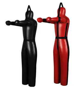 Saco de Boxeo de PU Negro y Rojo para Entrenamiento de Artes Marciales y Golpeo para Adultos - Product Image 2