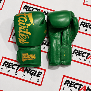 ถุงมือชกมวย Fairtex คุณภาพสูง หนังแท้ สำหรับมวยไทย ฝึกซ้อม ปิดแบบตีนตุ๊กแก ป้องกันรังสียูวี ผลิตตามสั่ง - Product Image 1
