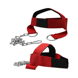 Nylon <b>Weight</b> Lifting Head Harness Best Quality Neck Training Head Harness With Chain <b>Weight</b> Lifting Chain & Head Neck Exerciser - Product Image 4