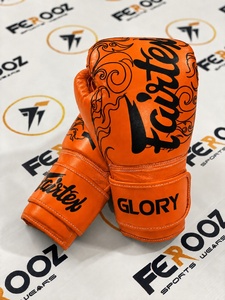 Guantes de Boxeo Fairtex Glory de Cuero Rosa, Hechos a Medida, Profesionales, para Entrenamiento y Sparring, Antideslizantes y que Absorben la Humedad, Más Vendidos - Product Image 3