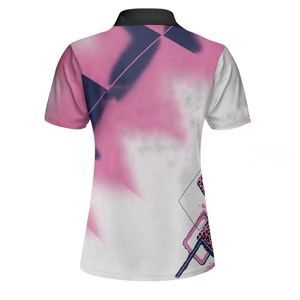 เสื้อโปโลผู้หญิงแบบสองกระดุม ผ้าโพลีเอสเตอร์ 100% มีหลายสีให้เลือก - Product Image 6