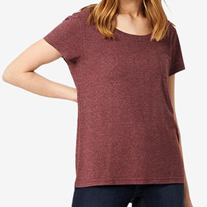 T-shirt pour femme à carreaux à prix avantageux, durable, respirant, séchage rapide, anti-rides, matière douce - Product Image 6