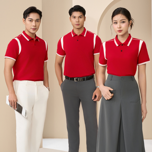 Camiseta Polo profesional para hombres y mujeres, 210g, mezcla de poliéster de algodón, elegantes paneles de axila, logotipo estampado y envío optimizado - Product Image 3