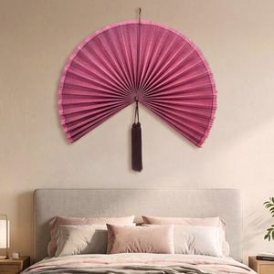 Abanico Decorativo Grande de Bambú para Colgar en la Pared, Ideal para Cabeceras de Dormitorio, Sala de Estar y Decoración de Resorts, Hecho en Vietnam por KINGCRAFTVIET - Product Image 2