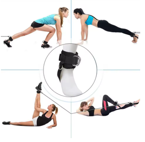 Correa de tobillo ajustable para máquina de cable, para kickbacks, entrenamiento de glúteos, extensiones de piernas, ejercicios de abducción de cadera y glúteos, para gimnasio - Product Image 5