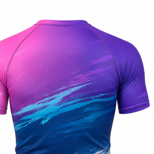 Camiseta Deportiva de Compresión para Hombre, Manga Corta, Rendimiento Atlético, Entrenamiento en Gimnasio, Absorbe la Humedad, Ropa Deportiva Activa - Product Image 2