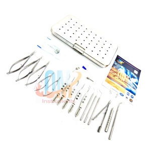 Juego de 21 Instrumentos Quirúrgicos Oftálmicos para Cirugía de Cataratas de la Marca OldMed, Certificados ISO/CE, de Acero Inoxidable de Alta Calidad - Product Image 3