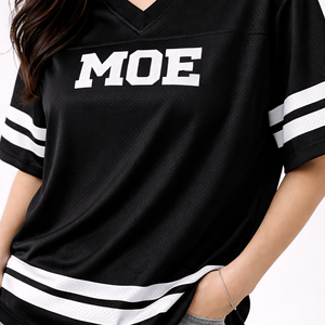 Streetwear Crop Oversized Vintage Boxy Fit American Football Jerseys <b>Mesh</b> T-shirt Custom Unisex OEM Private Label Anti-Bacterial - Product Image 6