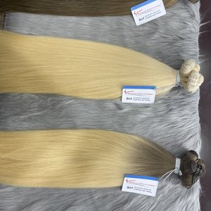 ผมต่อแบบเครื่องจักร Remy Human Hair แบบ Double Weft ผมตรงเวียดนาม เนื้อนุ่มลื่นดุจแพรไหม ปลายผมหนา มีทุกสี ย้อมสีได้ Thanh - Product Image 4