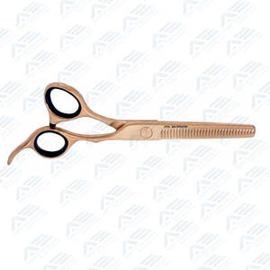 Ciseaux de coiffure à 32 dents en acier inoxydable Ciseaux amincissants professionnels en titane or rose de 6.0 pouces - Product Image 3