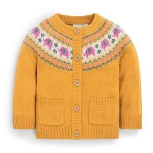 Nouvelle Collection – Pulls Tricotés Personnalisés pour Bébés Filles, Motif Rayé Adorable, Boutons, Manches Longues, 100% Coton – Vente en Gros - Product Image 1