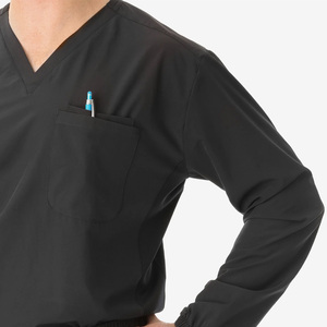 Custom Mens Healthcare Scrub Tops Professional Medical Uniform Shirts Manufacturer Pakistan OEM Export Supply - Product Image 3