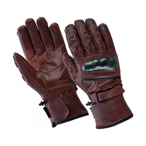 Gants de moto en cuir pour hommes, à doigts entiers, pour l'hiver, le sport, le fitness, le cyclisme, la course, antidérapants, respirants, pour le motocross - Product Image 5