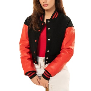 แจ็คเก็ตแขนยาวสำหรับผู้หญิงเสื้อครอป - Product Image 4