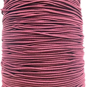 Cordon élastique tressé rouge foncé n°4 de 1,2 mm, 288 yards, 100 % nylon haute ténacité, corde élastique écologique pour textiles de maison et chaussures - Product Image 6