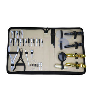 Kit Profesional de Herramientas para Extensiones de Cabello: Aplicador de Micro Anillos, Alicates de Extracción, Tijeras Metálicas para Bucles y Extensiones de Trama, Kit de Salón - Product Image 2