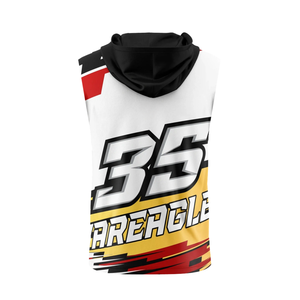 Camiseta de Fútbol 7v7 Eagle Boys sin Mangas con Capucha, Diseño Sublimado con Rayas, Nombre del Equipo Personalizado, Número del Jugador, Ropa Deportiva Juvenil - Product Image 2
