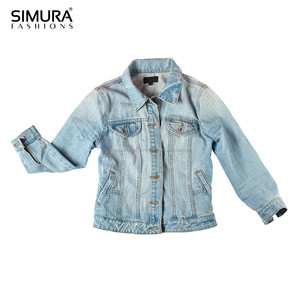 Veste en jean pour homme, style Letterman, nouvelle collection, fabrication durable au Bangladesh, OEM, décontractée, teinte en pièce, respirante, coupe-vent, séchage rapide - Product Image 1