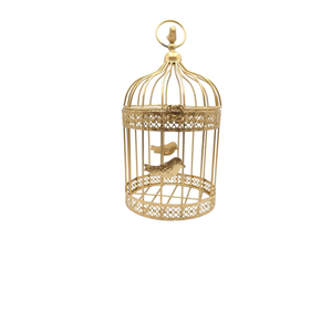 Ensemble de cage à oiseaux en fil métallique de couleur turquoise, design rond décoratif, suspendable, pour une utilisation en intérieur, en extérieur et dans le jardin - Product Image 2