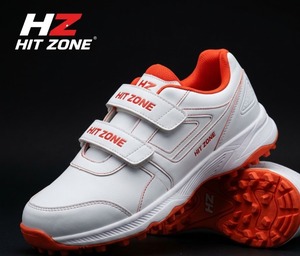 รองเท้าคริกเก็ตแบบมีปุ่มยาง HIT ZONE สำหรับผู้ชาย รุ่นพรีเมียม น้ำหนักเบา เหมาะสำหรับการแข่งขัน พื้นรองเท้ามีความยืดหยุ่นและทนทาน - Product Image 2