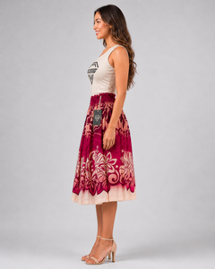 Women Hawaiian Flowy Maxi Dress Tropical Floral Custom Breathable Natural Autumn Beach Wear Island Vacation Casual OEM - Product Image 3
