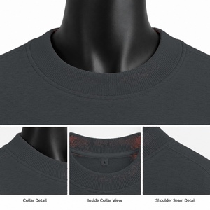 เสื้อคอกลมผ้าฟลีซแบบ OEM ขายส่ง ผลิตจากผ้าเฟรนช์เทอร์รี่ สำหรับห้างสรรพสินค้า พร้อมบริการตัวอย่างและขั้นต่ำในการสั่งซื้อน้อย - Product Image 4