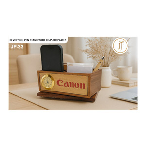 Premium Personalized Wooden Table <b>Top</b> Organizer with Printing-Decorative Desk Accessory for Mother's Day - Product Image 5