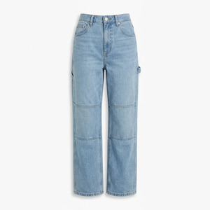 Jeans de mezclilla bootcut para mujer al por mayor, jeans de mezclilla con lavado a la piedra para mujer, jeans de mezclilla para marcas de moda - Product Image 5