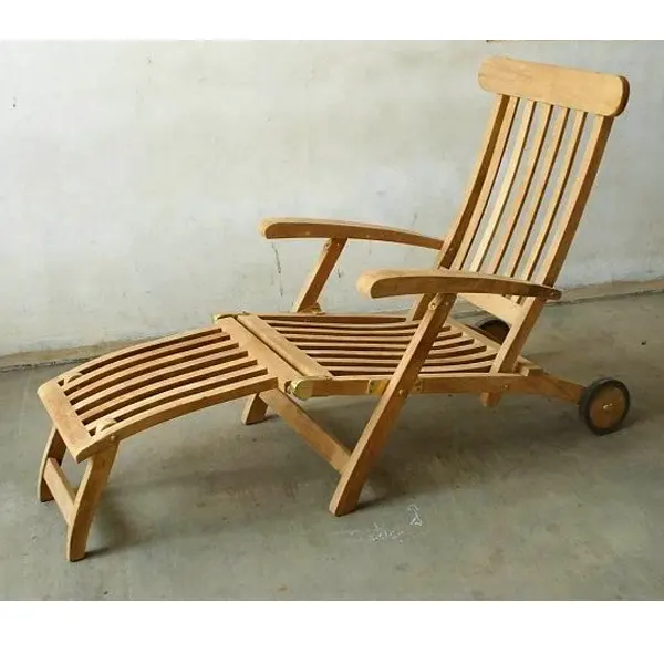 เก้าอี้อาบแดดไม้สักสำหรับโรงแรม,เก้าอี้พับเก้าอี้สำหรับระเบียงกลางแจ้งเก้าอี้ไอน้ำ2เก้าอี้สำหรับสวนกลางแจ้งชายหาด