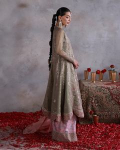 ชุดเดรสเปิดไหล่สวยงาม 606 แบบ พร้อมกางเกงขายาวทรงพลัซโซสำหรับเด็กผู้หญิง โดย WS ปากีสถาน - Product Image 6