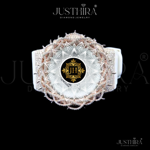 Reloj de Pulsera Thorn Bezel Classic con Diamantes de Moissanita y Cuarzo, de Acero Inoxidable, Estilo Casual y de Negocios para Hombre, Disponible para la Venta - Product Image 1